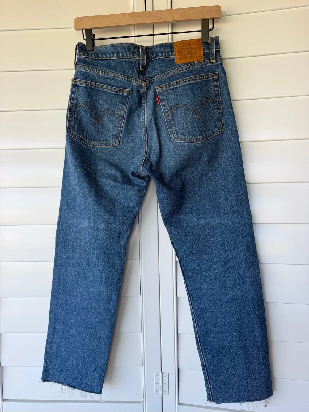 Levi's Women's Blue Straight-Leg Jeans